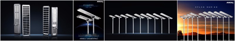 Atlas solar street light all in one